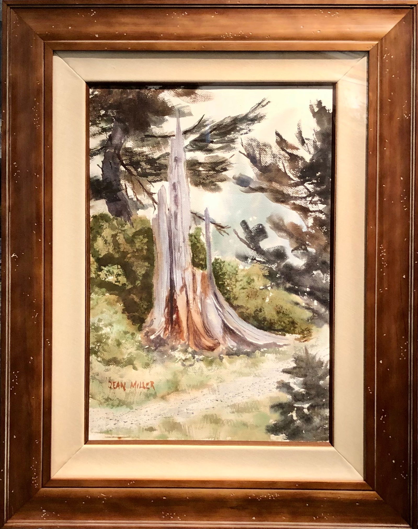 Jean Miller "Solitude" Signed Original Watercolor (1 of 6)