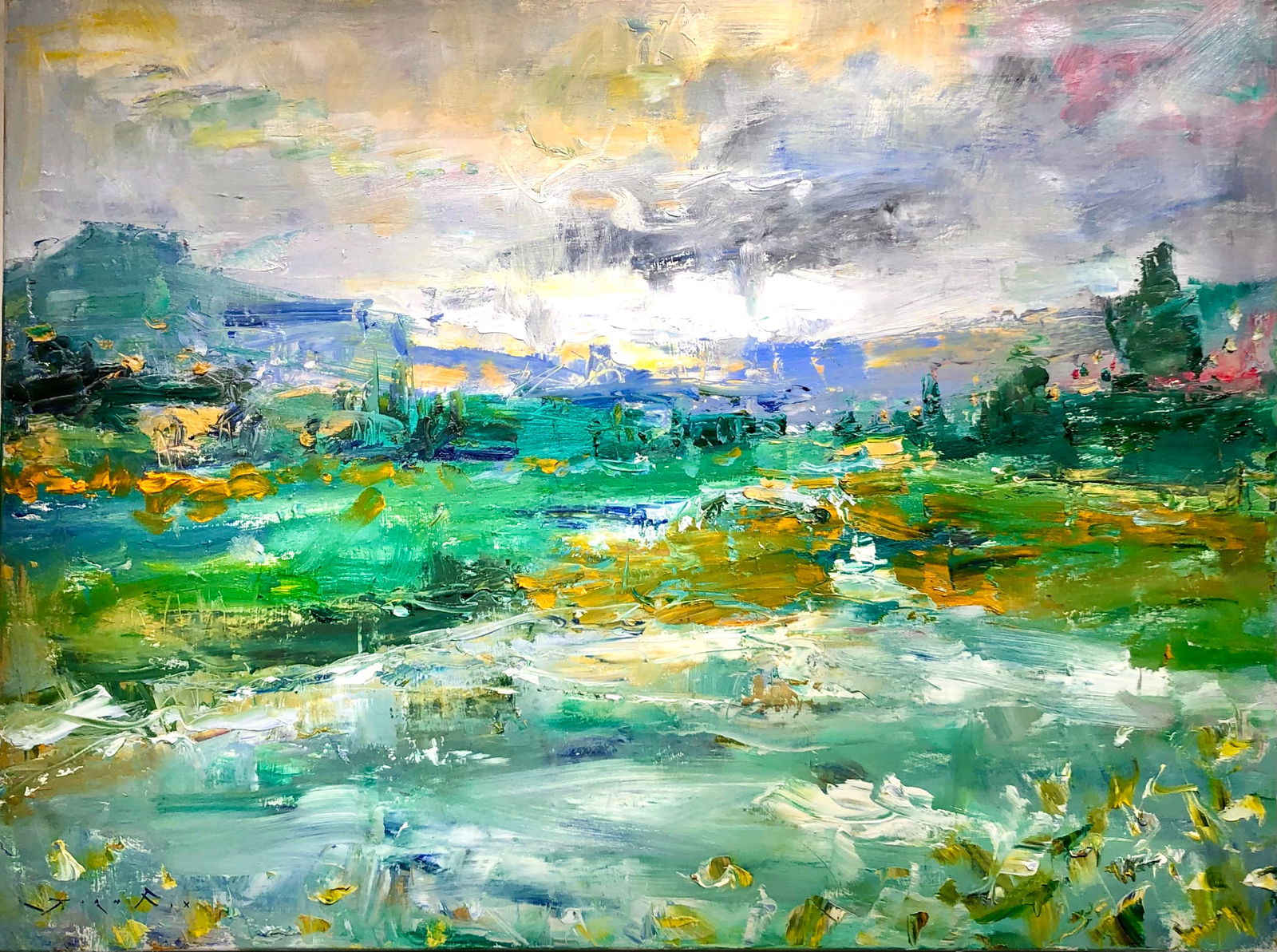 Jorn Fox Impressionist Signed Original Oil (1 of 3)