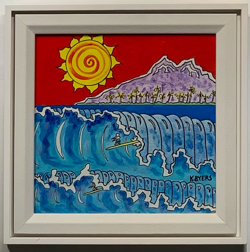 Kimm Byers "Perfect Wave" Abstract Signed Acrylic (1 of 5)