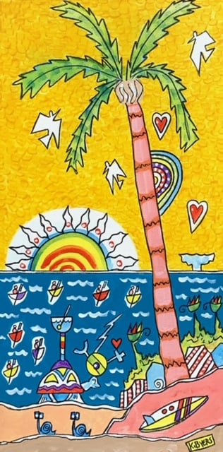 Kimm Byers "By the Ocean La Jolla" Signed Original (1 of 5)