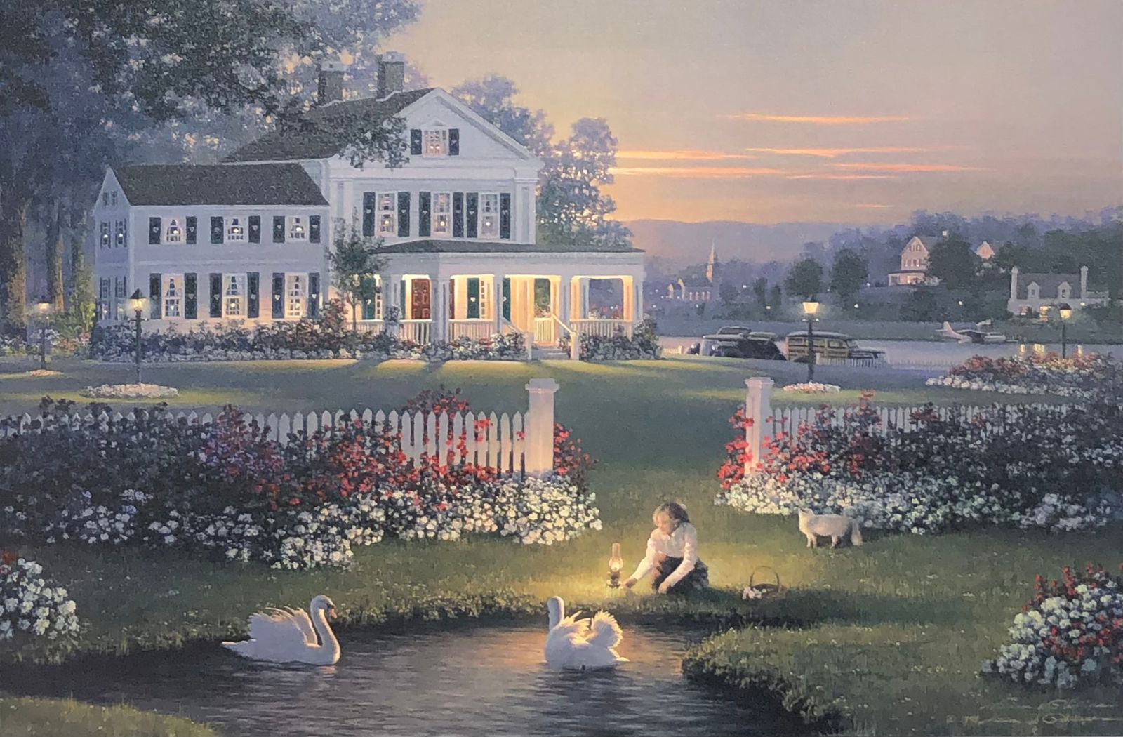 William S. Phillips "Evening Song" Signed Enhanced Giclee LE (1 of 12)