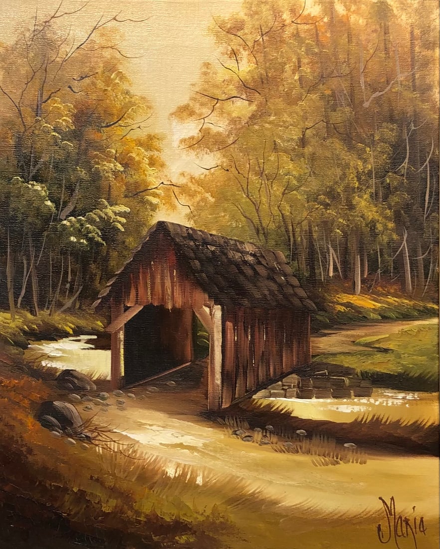 Maria Signed Original Oil (1 of 4)