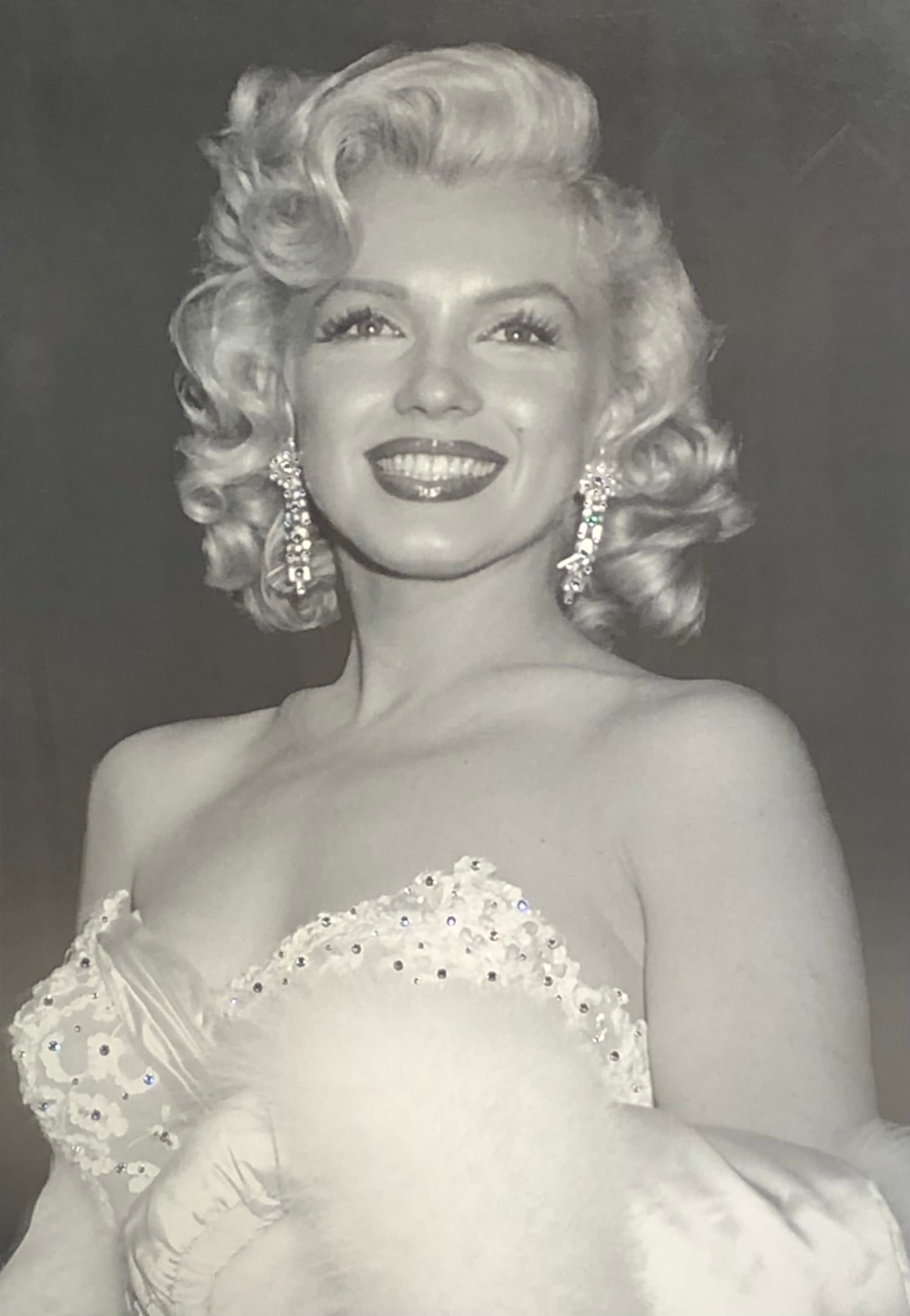 Unknown Artist (Marilyn Monroe) Embellished Photograph w/ Rhinestones (1 of 7)