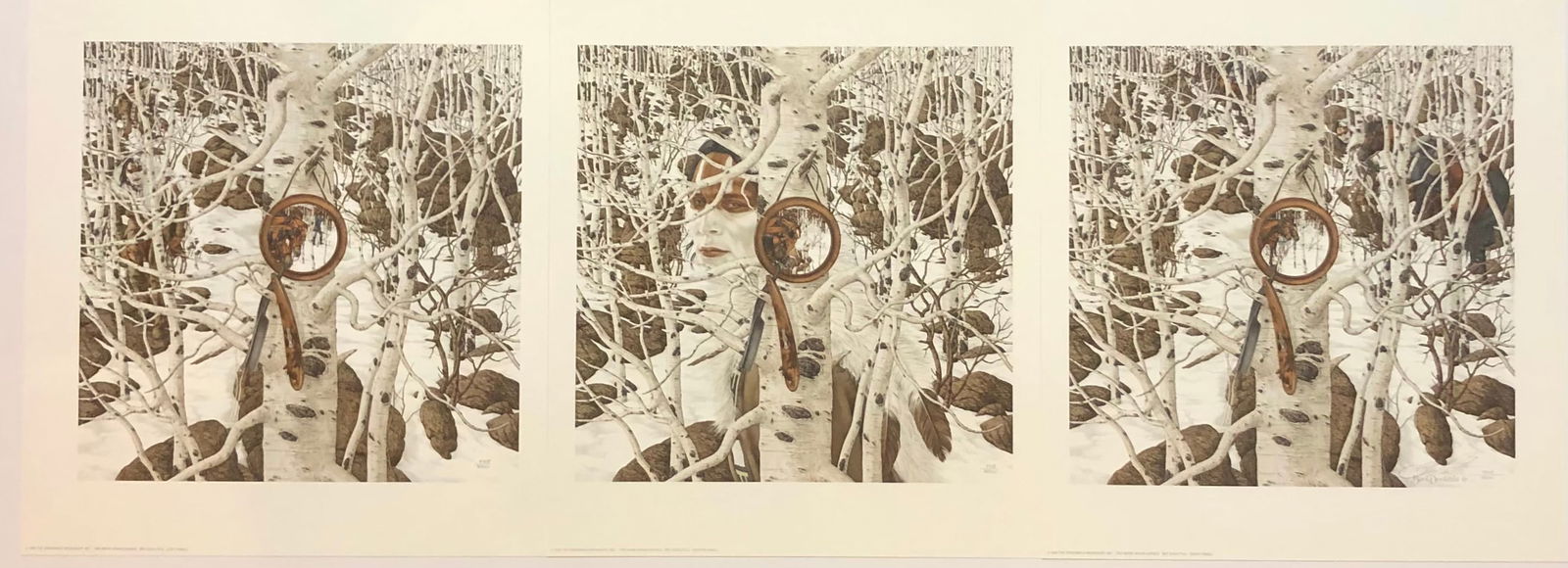 Bev Doolittle "Two More Indian Horses" Signed Lithograph LE (1 of 7)