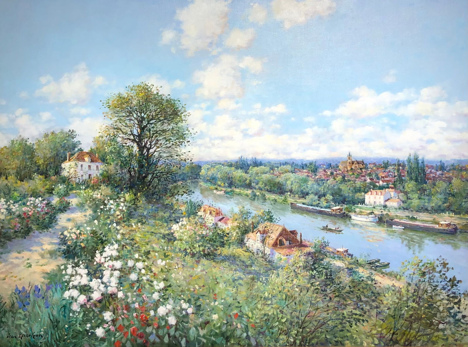 Jean Kevorkian (Untitled - French Landscape) Signed Original Oil (1 of 7)