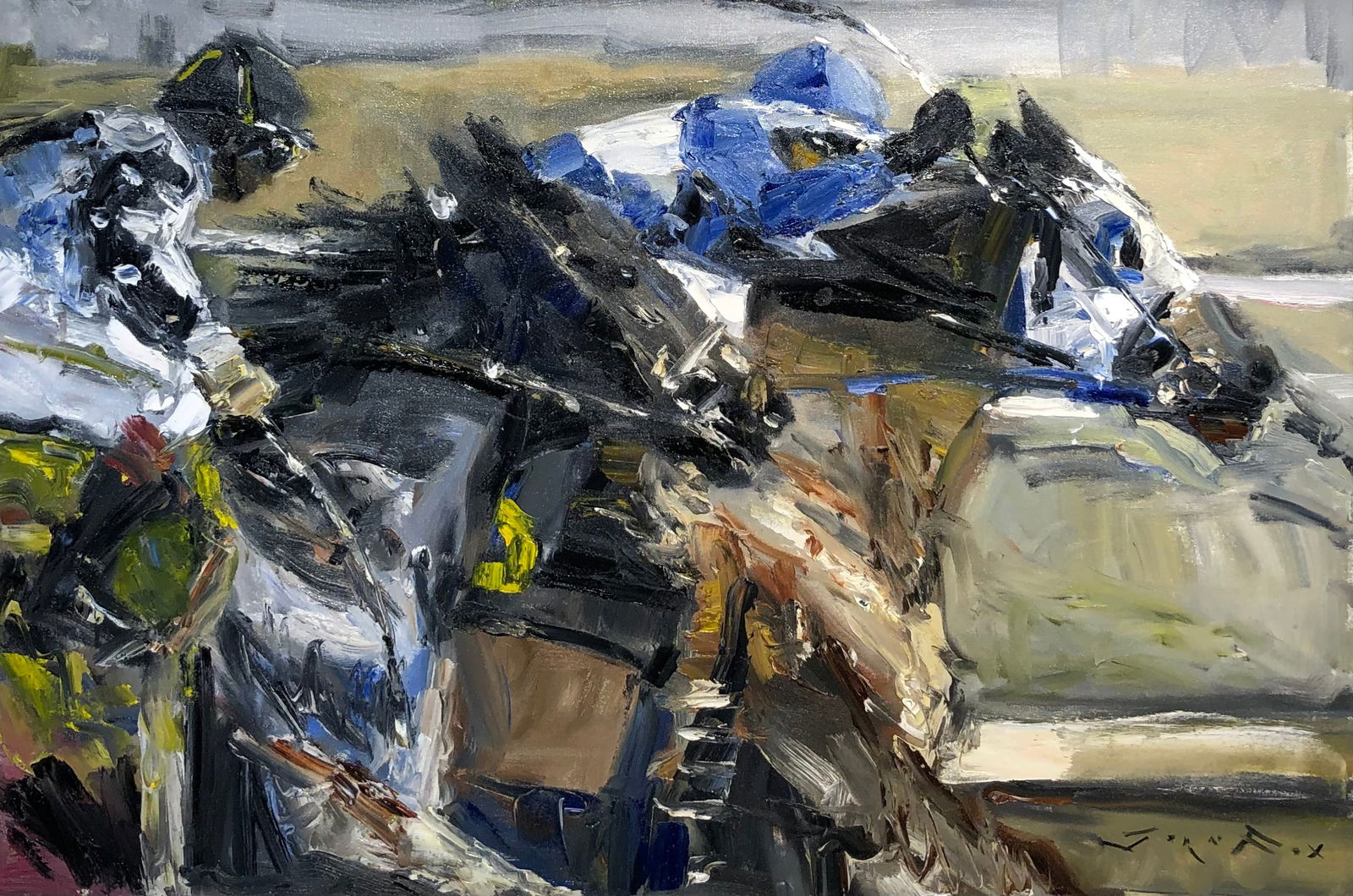 Jorn Fox (Untitled - Impressionist) Signed Original Oil (1 of 6)