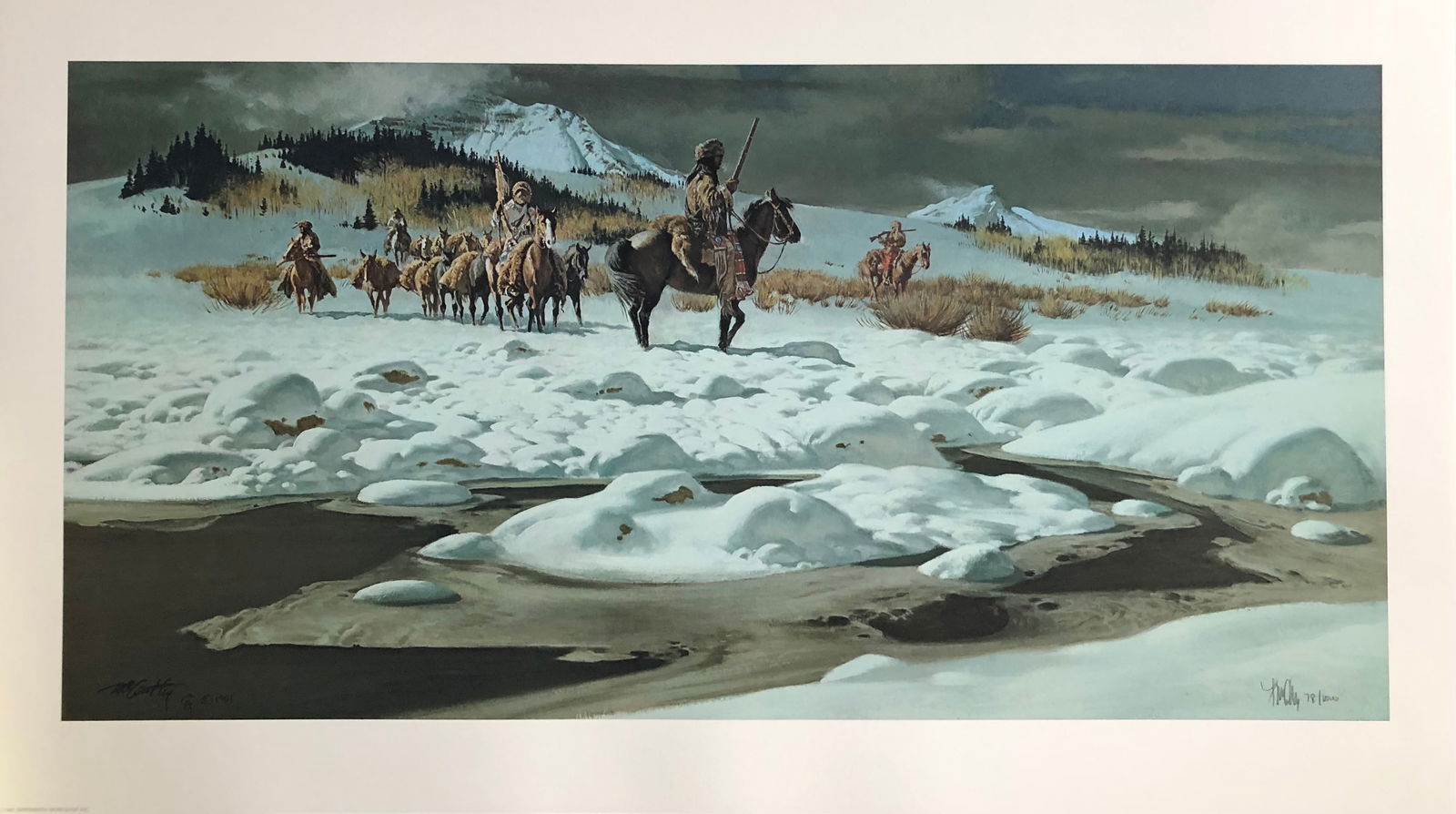 Frank McCarthy "The Traders" Signed Lithograph LE (1 of 6)