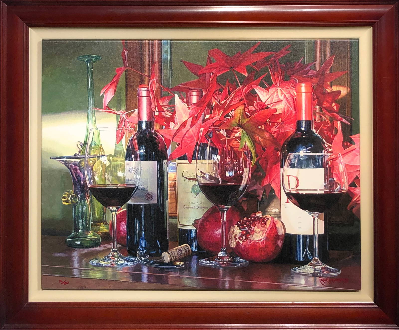 Eric Christensen "big Reds" Signed Giclee Le Auction