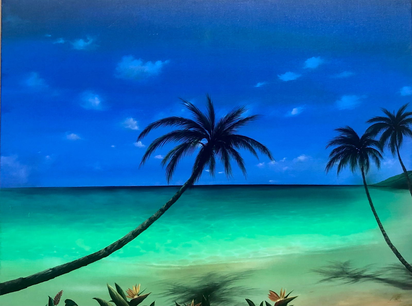 Arie Yosef "Paradise" Signed Giclee on Canvas (1 of 4)