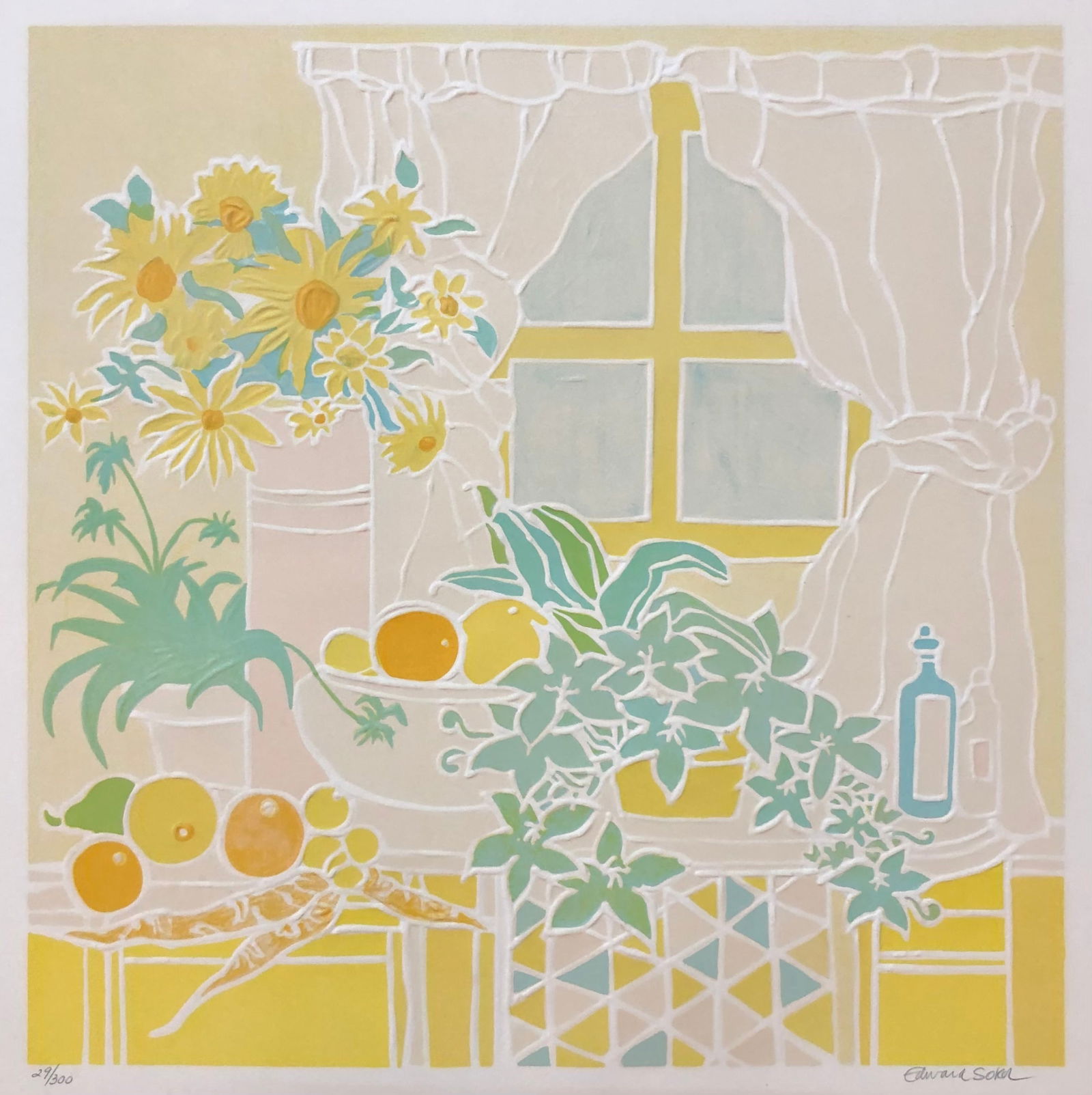 Edward Sokol "Summertime" Signed LE Lithograph (1 of 4)