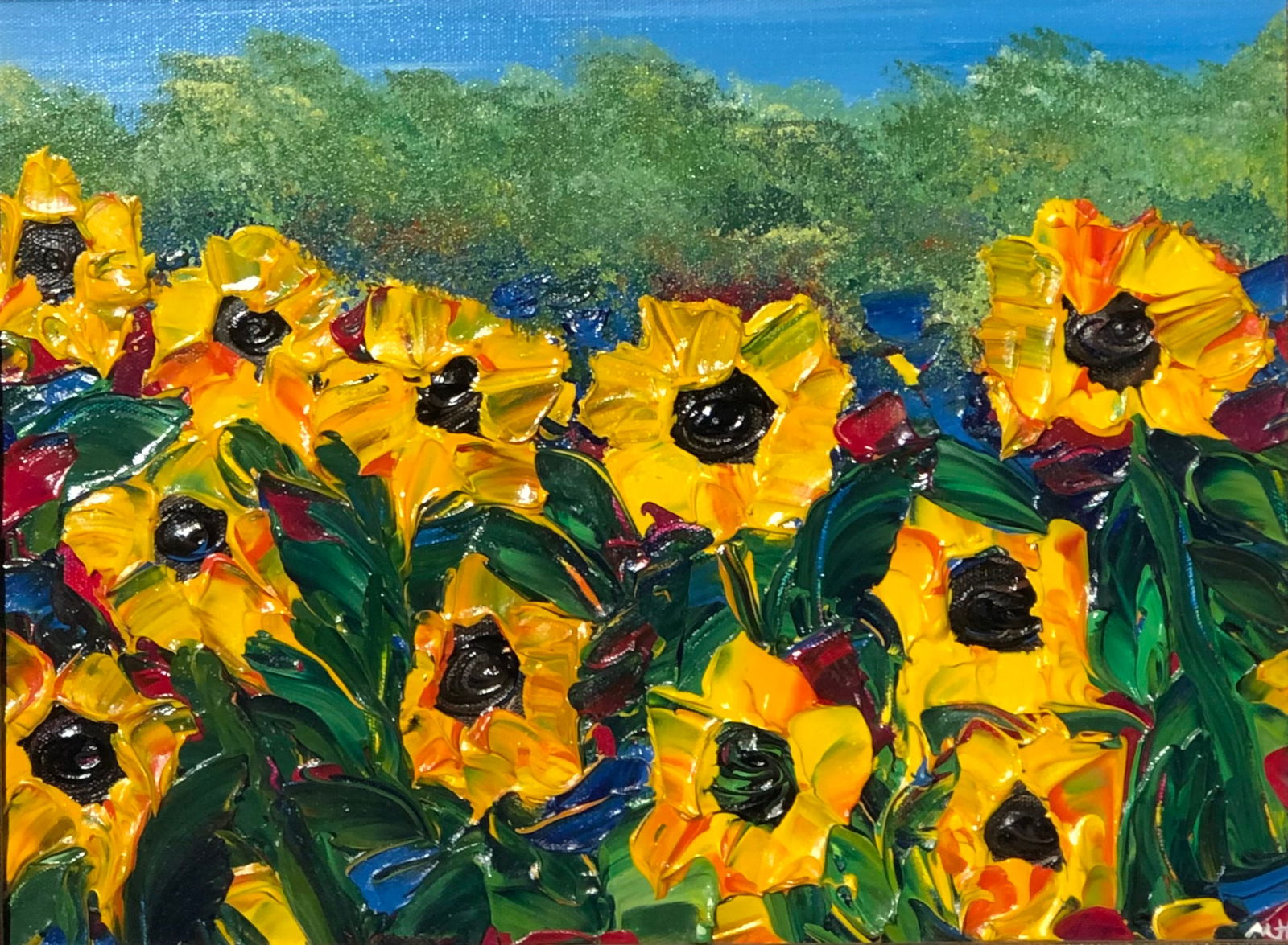 Michael Hall (Impressionist) Signed Original Acrylic (1 of 7)