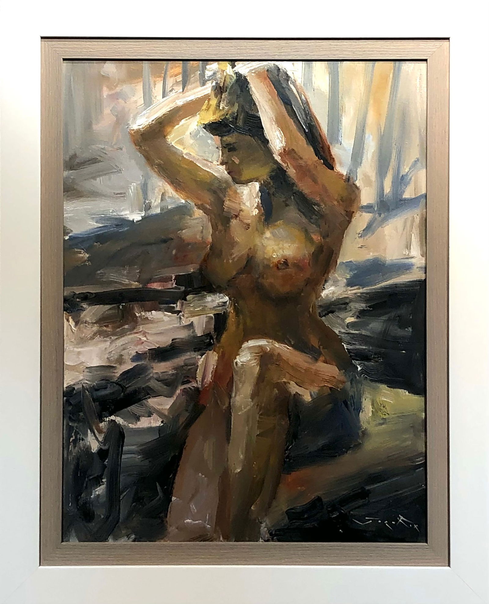 Jorn Fox Signed Original Oil on Canvas (1 of 5)