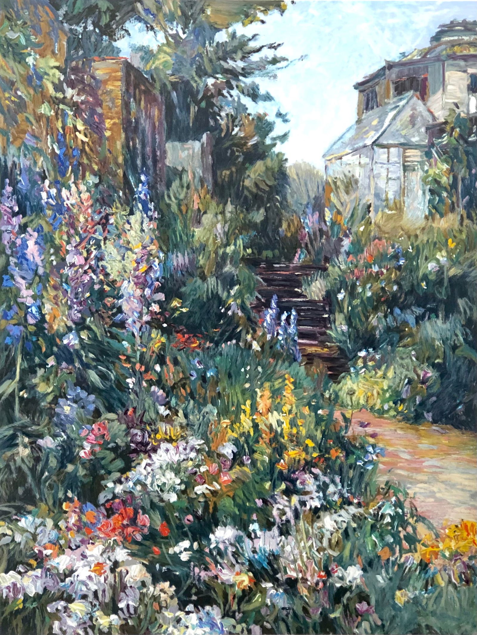 Henri Plisson "Green House" Signed Serigraph LE (1 of 8)