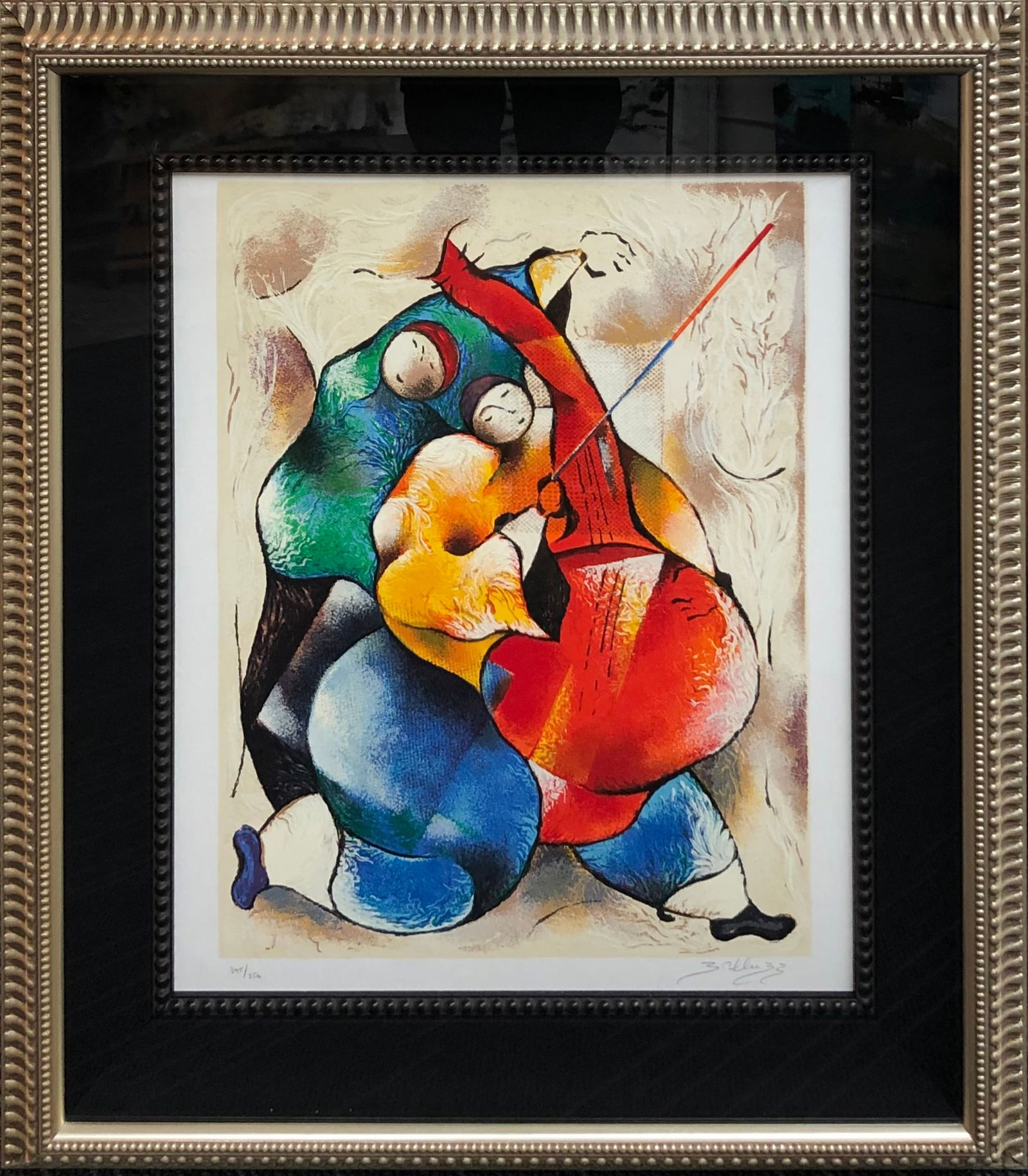 David Schluss "Tango III" Signed Serigraph LE (1 of 7)