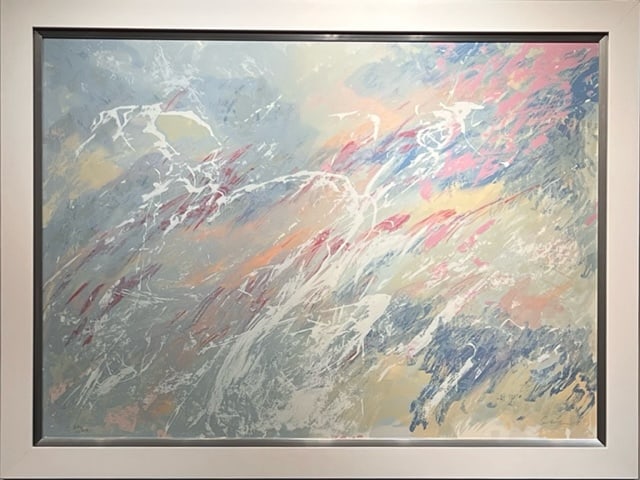 Michael Schofield "French Vanilla" Signed Serigraph: Artist: Michael Schofield Title: French Vanilla Medium: Serigraph on Paper Limited Edition: 297/325 Art Dimensions: 30 H x 42 W inches Framed Dimensions: 36 H x 47 W inc