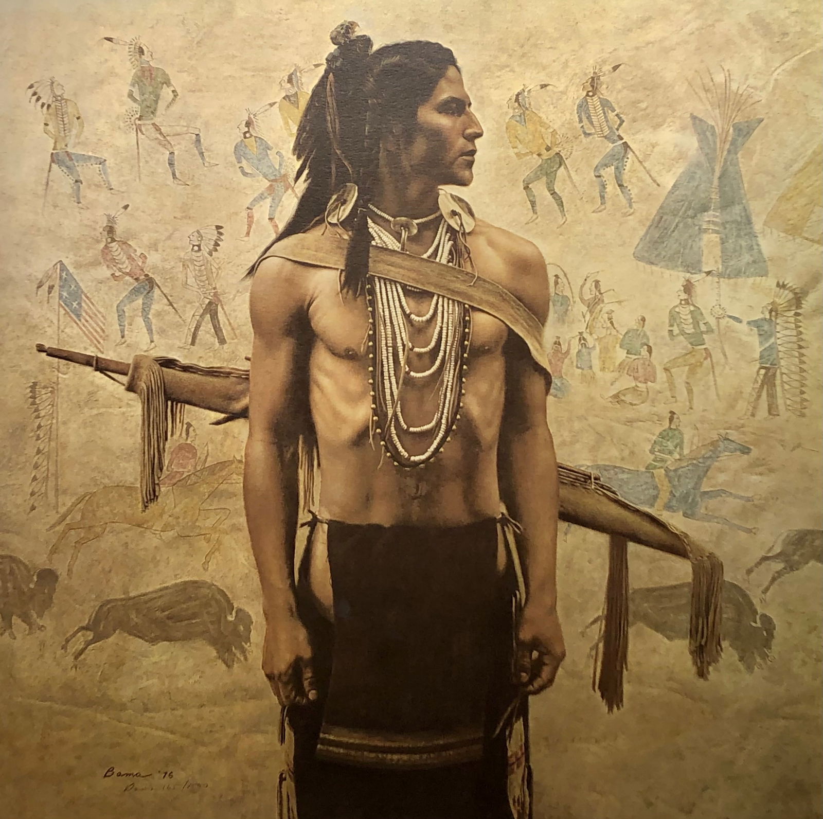 James Bama "Heritage" Signed Lithograph (1 of 4)