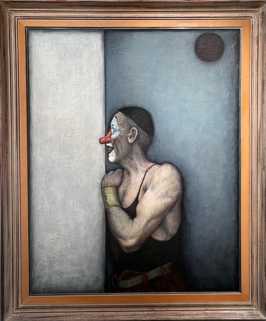 Mario Russo "Torso De Clown" Signed Oil (1 of 12)