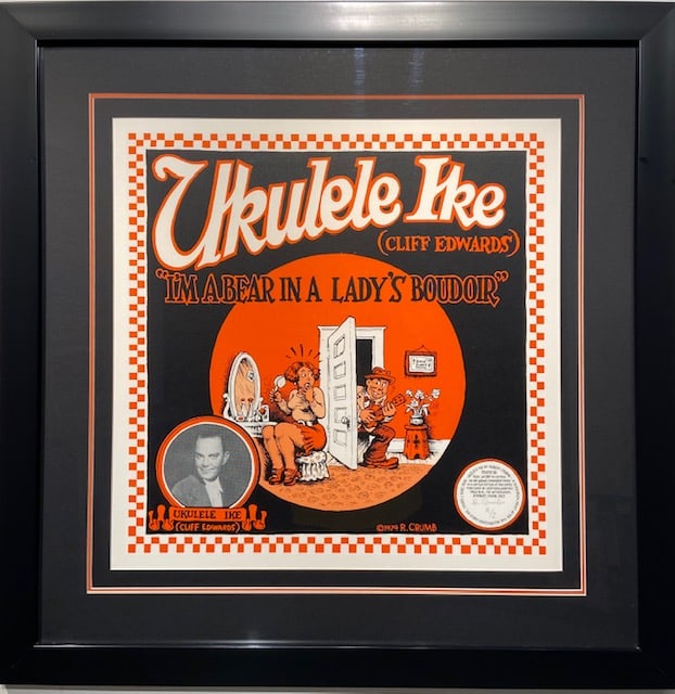 Robert Crumb "Ukulele Ike" Signed Serigraph (1 of 6)