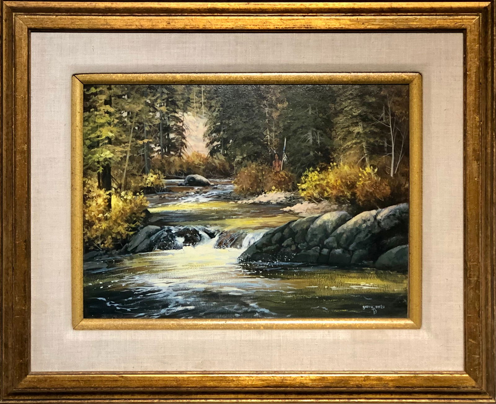 Gerry Metz "The Hunter" Signed Original Oil (1 of 8)