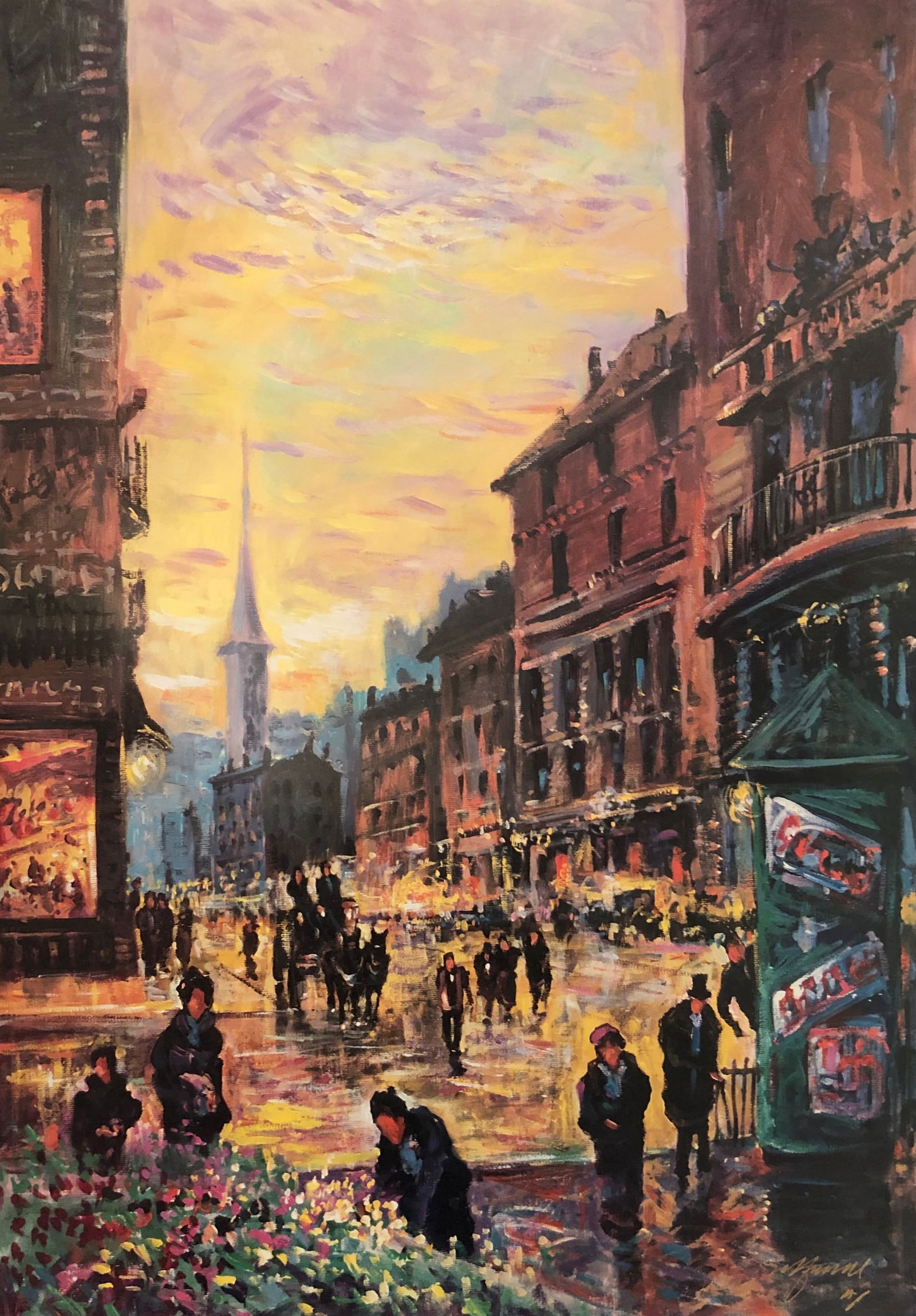 Michael Schofield "Parisian Life" Signed Lithograph AP (1 of 2)