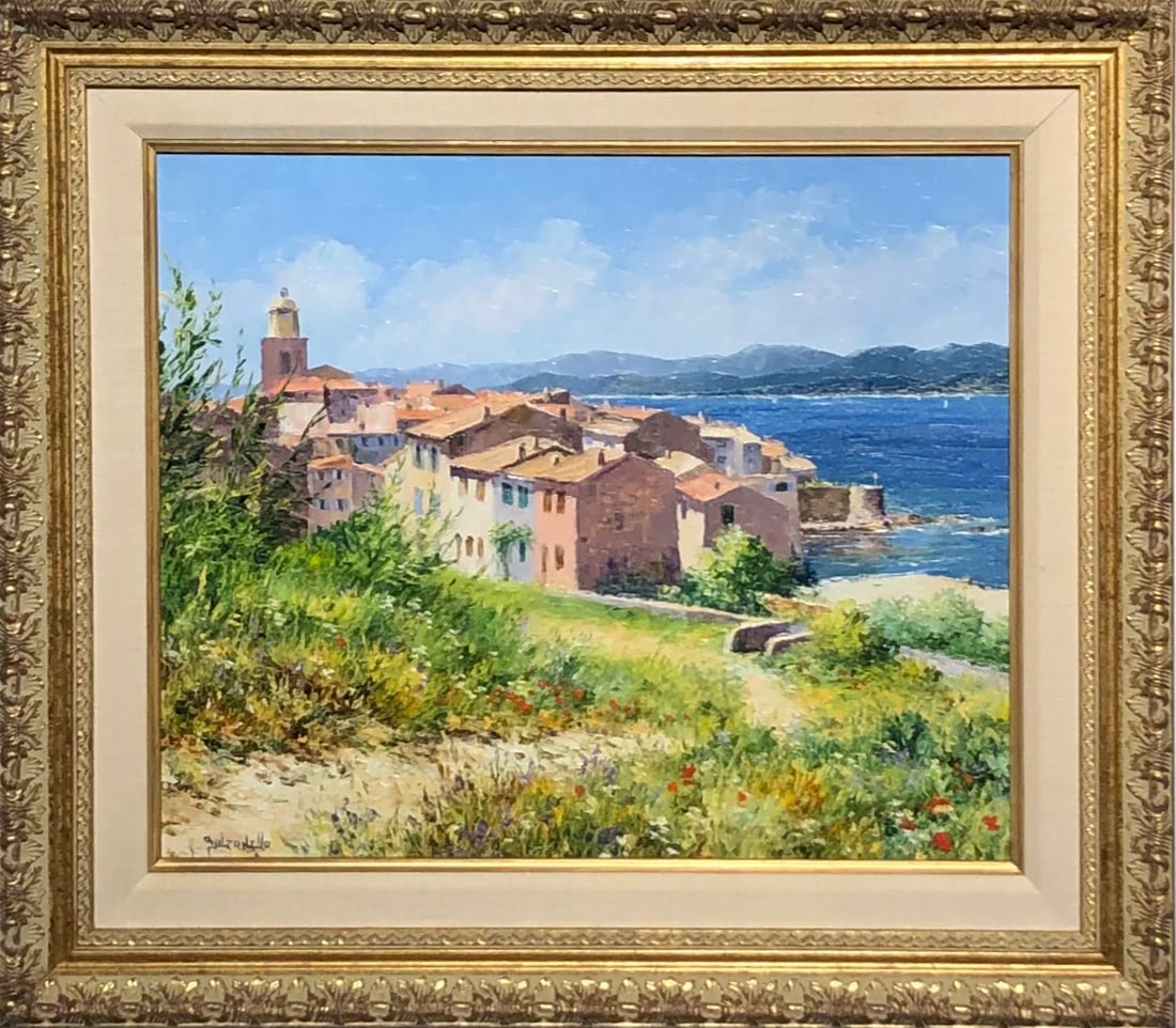 Roger Bolzonello "St. Topez II" Signed Original Oil (1 of 8)