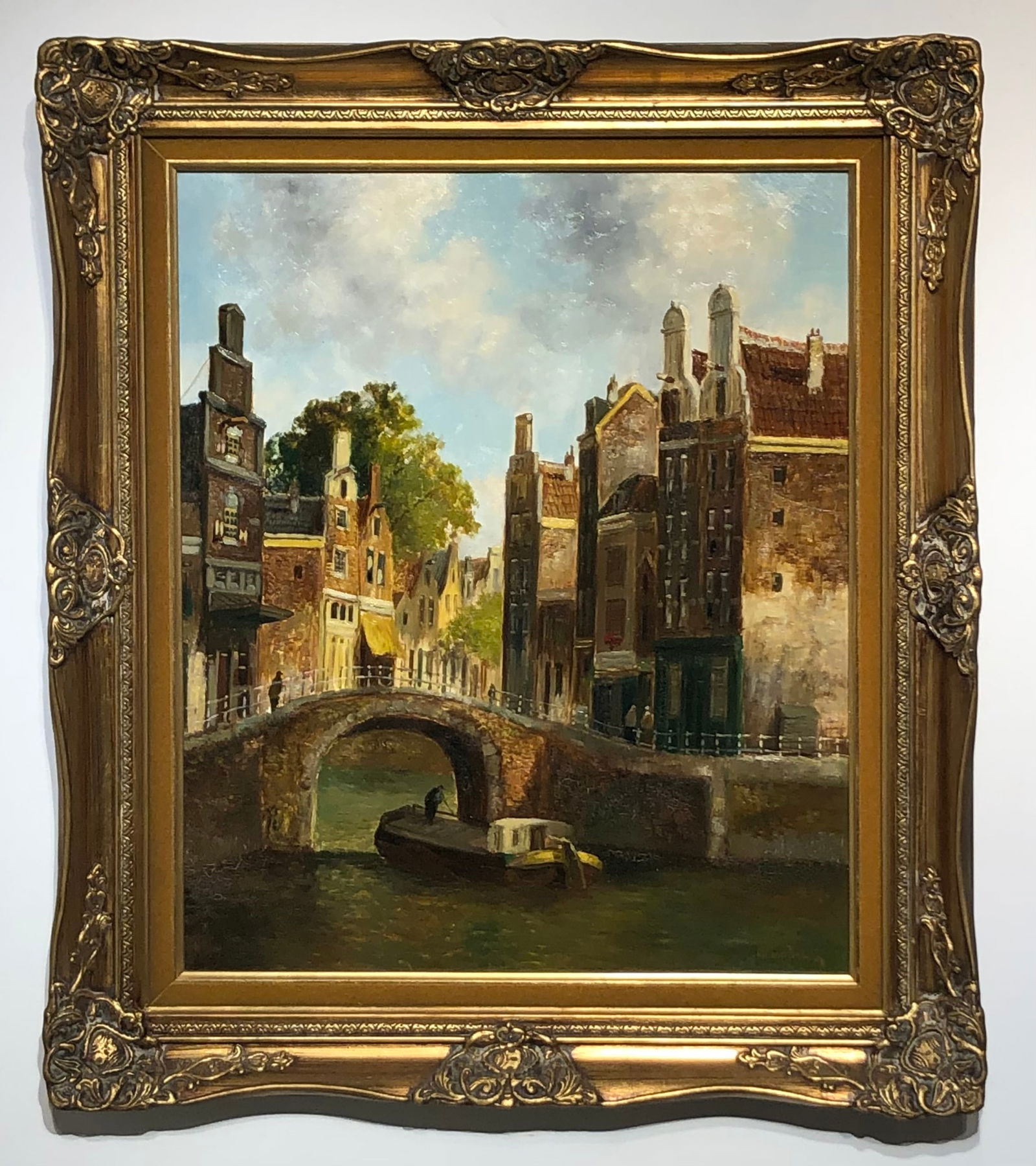 W. Van Der Nyden (Realist - Dutch Village) Signed Original Oil (1 of 9)