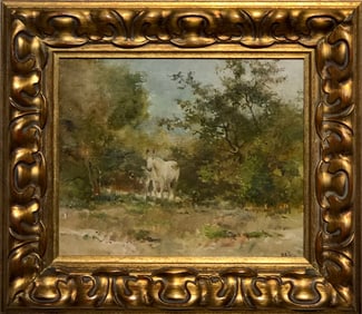 Alice Price King "Horses On Camping Trip In Yosemite" Signed Original Acrylic