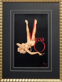 Alberto Vargas "Doutone Varga Signature, 1947" Hand-Signed Lithograph (1981)