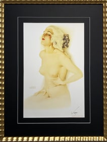 Alberto Vargas "Vargas Girl, Pin-up, 1928" Hand-Signed Lithograph (1981)