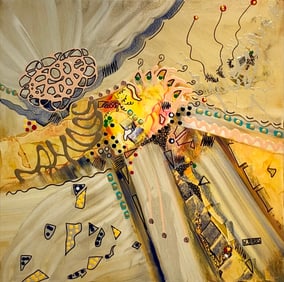 Kimm Byers "Random # Generator" Signed Original Acrylic