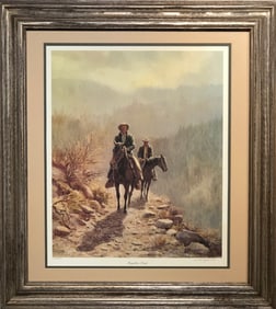 Olaf Wieghorst "Mogollon Trail" Signed Lithograph LE