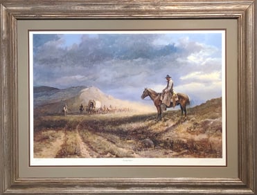 Olaf Wieghorst "Range Boss" Signed Lithograph LE