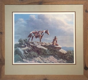 Olaf Wieghorst "Buffalo Scout" Signed Lithograph LE