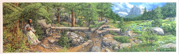 Bev Doolittle "Music In The Wind" Signed Lithograph LE