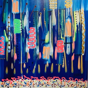 Kimm Byers "The Marching of Decorated Soldiers" Signed Original Acrylic