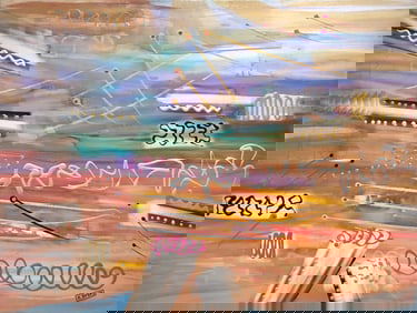 Kimm Byers "The Forecast Is For More Of The Same" Signed Original Acrylic