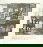 Herta Czoernig "Mozart's Study" Signed Aquatint Colored Etching