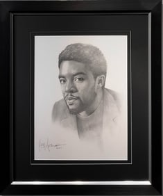 Gary Saderup "Chadwick Boseman" Signed 2021 Lithograph