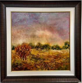 Bika Tsaava "Distant Haze" Signed Embellish Giclee