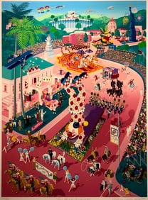 Melanie Taylor Kent  "Rose Parade Centenial" Signed Serigraph LE