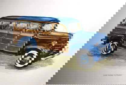 Carlos "1946 Dodge-Campbell" Signed Original