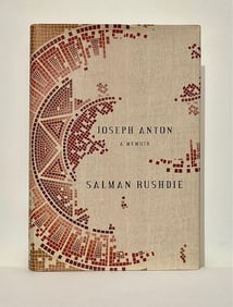 Salman Rushdie "Jospeh Anton: A Memoir" Signed Book