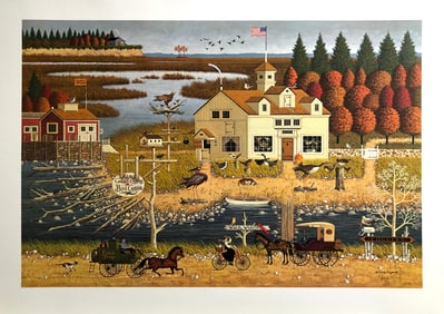 Charles Wysocki "Carver Coggins" Signed Litho LE