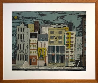 Margaret Layton (Impressionist - Cityscape) Signed Original Gouche