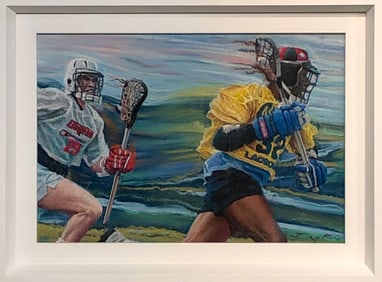 Jorn Fox (Impressionist - Lacrosse) Signed Original Pastel