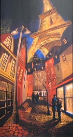 Miguel Freitas "Window Shopping" Signed Giclee LE - Whimsical