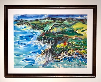 Kimm Byers "Kilauea Lighthouse" Signed Original Watercolor