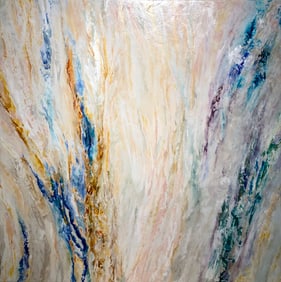 Barbara Owens "Destination Unknown" Signed Original Arcylic