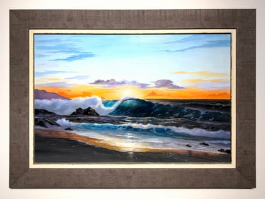 Russ Brown (Seascape) Signed Original Oil