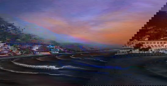 Arie Yosef "Laguna Beach Hotel" Signed Original Giclee